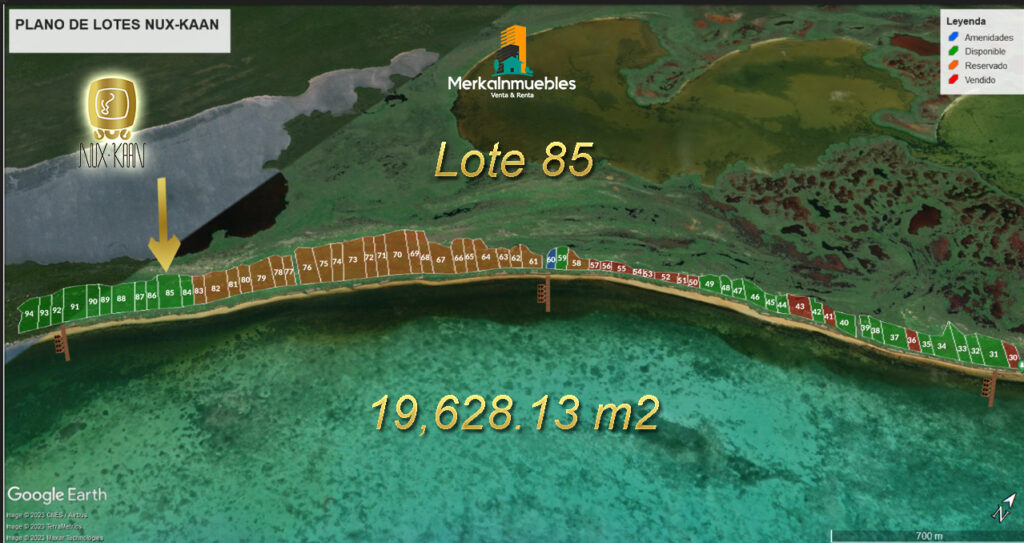 Lote 85 - Terreno A Pie de Playa Caribe Mexicano - Nuxkaan
