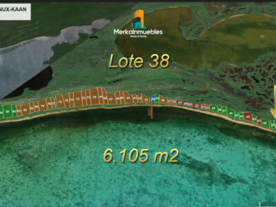 Lote 38 - Terreno A Pie de Playa Caribe Mexicano - Nuxkaan