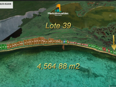 Lote 39 - Terreno A Pie de Playa Caribe Mexicano - Nuxkaan