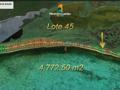 Lote 45 - Terreno A Pie de Playa Caribe Mexicano - Nuxkaan