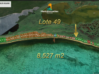 Lote 49 - Terreno A Pie de Playa Caribe Mexicano - Nuxkaan