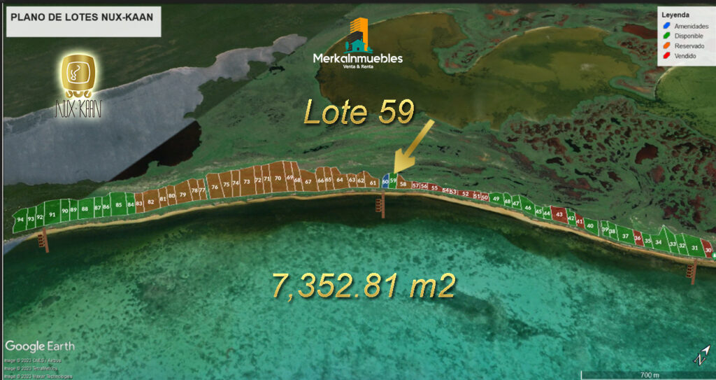 Lote 59 - Terreno A Pie de Playa Caribe Mexicano - Nuxkaan