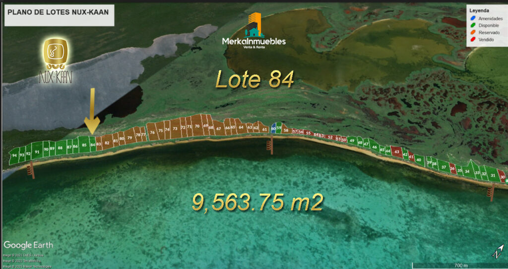 Lote 84 - Terreno A Pie de Playa Caribe Mexicano - Nuxkaan