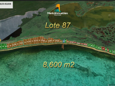 Lote 87 - Terreno A Pie de Playa Caribe Mexicano - Nuxkaan