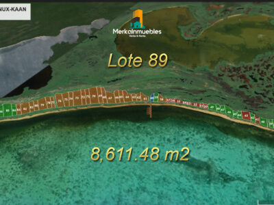 Lote 89 - Terreno A Pie de Playa Caribe Mexicano - Nuxkaan