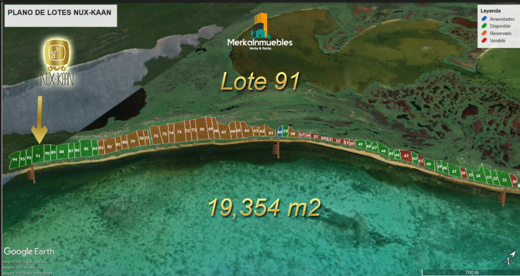 Lote 91 - Terreno A Pie de Playa Caribe Mexicano - Nuxkaan