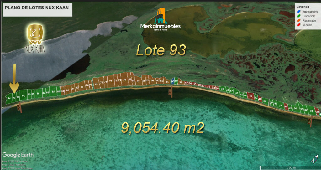 Lote 93 - Terreno A Pie de Playa Caribe Mexicano - Nuxkaan