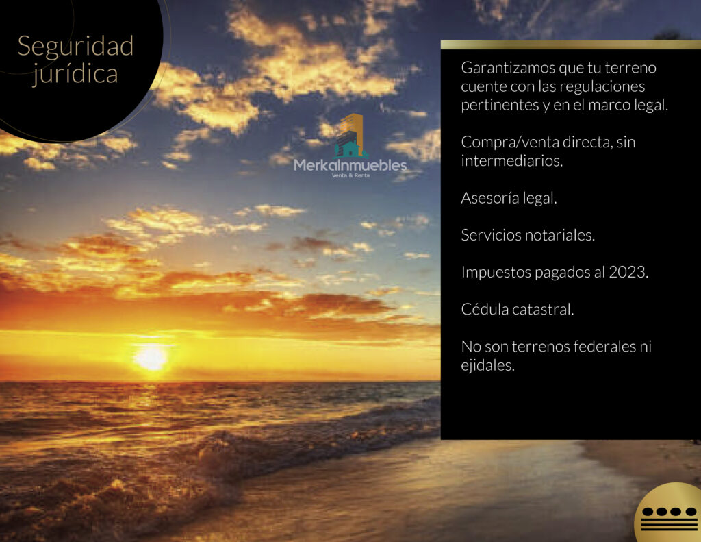 Lote 89 - Terreno A Pie de Playa Caribe Mexicano - Nuxkaan