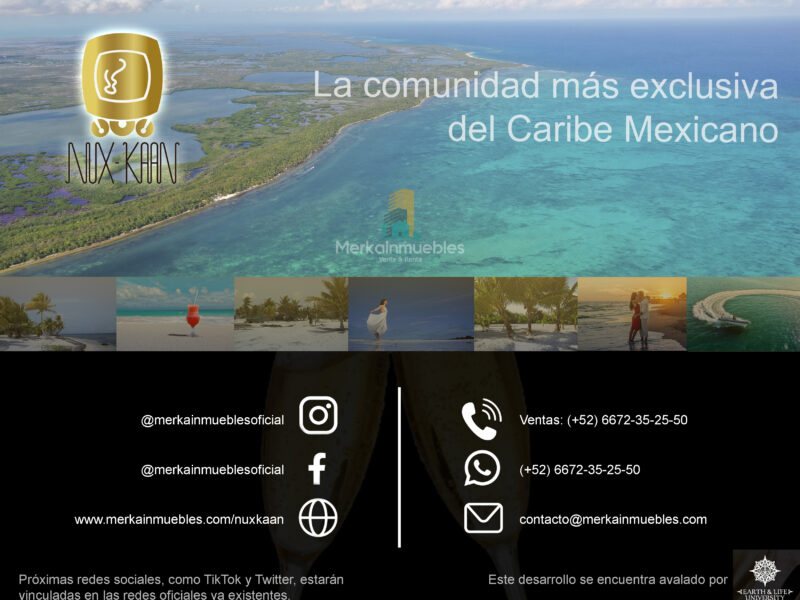 Lote 91 - Terreno A Pie de Playa Caribe Mexicano - Nuxkaan
